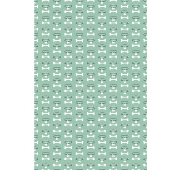 Rolo zavjese životinje uzorak psećih kostiju - TenStickers