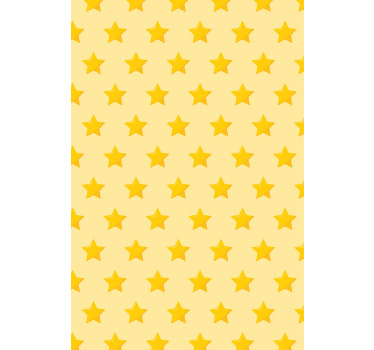 Store enrouleur original motif étoile jaune - TenStickers