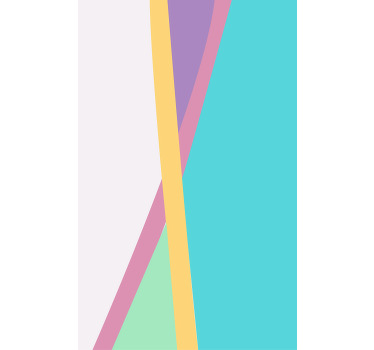 Renkli arka plan rengi oturma odası Stor perde - TenStickers