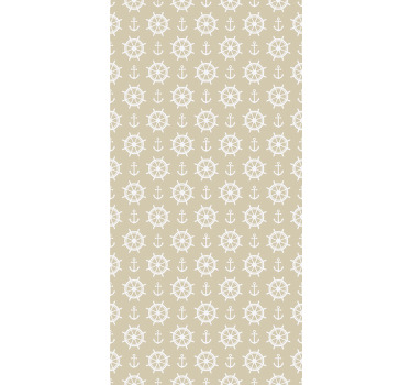 Store enrouleur original motif de roue nautique - TenStickers