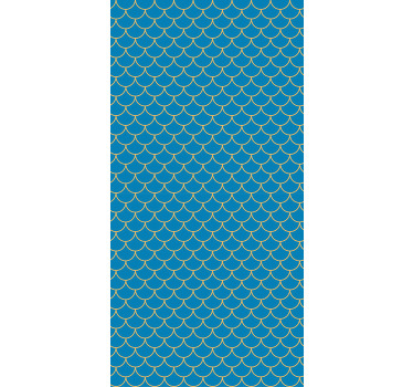 Tende a rullo motivi motivo a onde smerlate - TenStickers