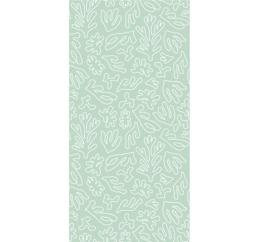 Zelené myslieť, že morské riasy kvety a rastliny Roleta - Tenstickers