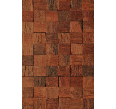 Store enrouleur textures et motifs panneaux de bois équarris - TenStickers