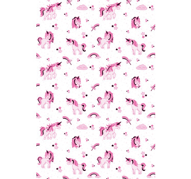 Unicorn fantasy print blind children - TenStickers