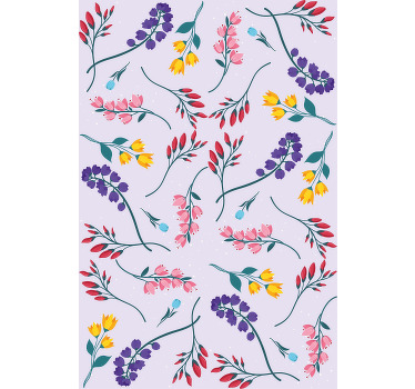 Vrtno botaničko cvijeće i rolo zavjesa bilje - TenStickers