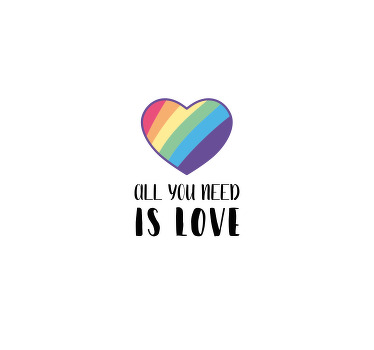 Rollo Fenster Spruch alles was du brauchst ist liebe - TenStickers