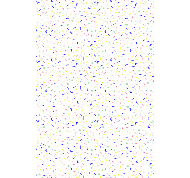 Estor nórdico Patrón de chispas de colores - TenVinilo