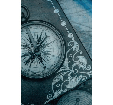 Store enrouleur autres éléments de conception de boussole - TenStickers