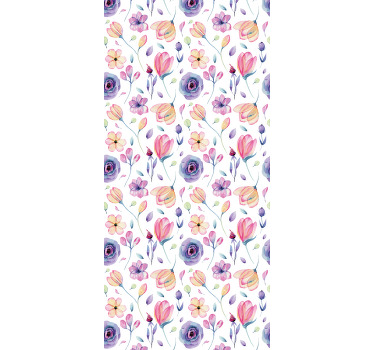 Rollo Fenster Blumen und Pflanzen blumenstrauß-design - TenStickers