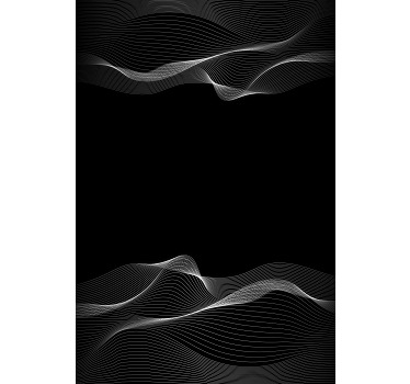 Flowing Line Patterns pattern roller blind - TenStickers