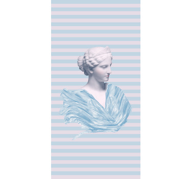 Tenda a rullo con stampa busto classico - TenStickers