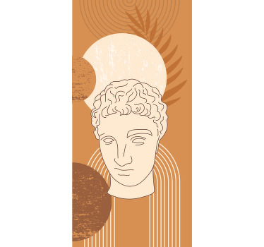 Tenda a rullo con stampa design di scultura classica - TenStickers