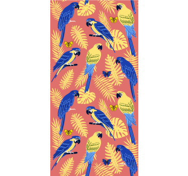 Rolo zavjese životinje prikaz šarenih papiga - TenStickers