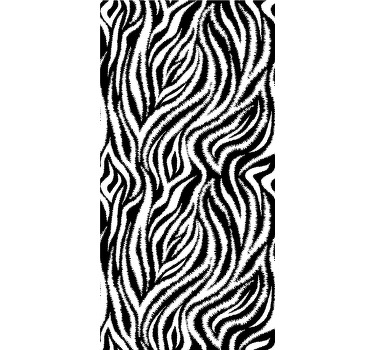 Store enrouleur animaux concept de rayures zébrées - TenStickers