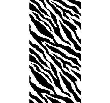 Zebra stripes motif animals blind - TenStickers