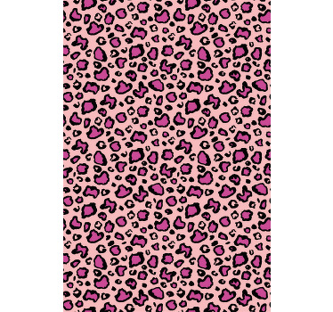 Pink Leopard Print animals blind - TenStickers