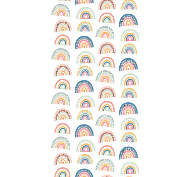 Colorful heart rainbows blind children - TenStickers