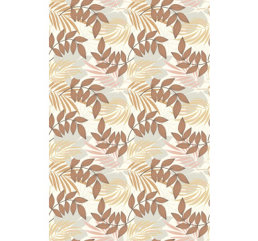 Rollo Fenster Blumen und Pflanzen zartes blattmuster - TenStickers