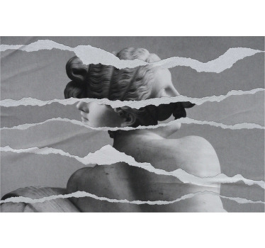 Tenda a rullo con stampa busto scultura omaggio - TenStickers