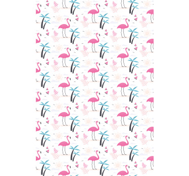 Rolo zavjese životinje flamingo tropski uzorak - TenStickers