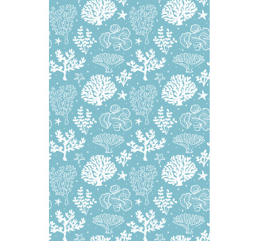 Siluety korálových útesů Roleta Květiny a rostliny - TenStickers