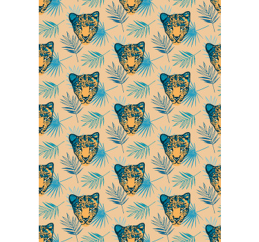 Rolo zavjese životinje uzorak glave leoparda - TenStickers