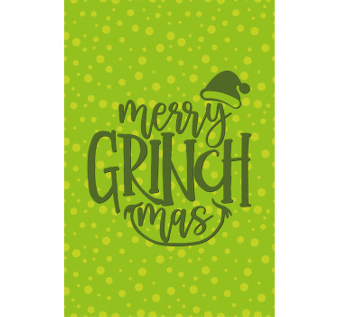 Store enrouleur phrases joyeux grinchmas - TenStickers