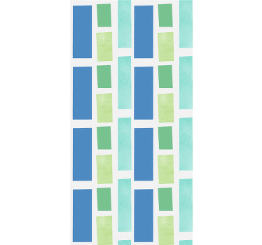 Store enrouleur textures et motifs motif de bloc géométrique - TenStickers