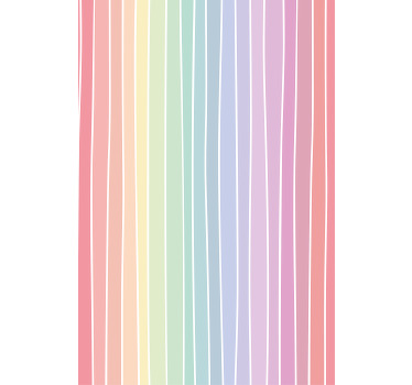 Soft pastel stripes texture and pattern roller blind - TenStickers