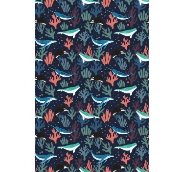 Kind Rollos Lebendige meerestiere tiefsee - TenStickers