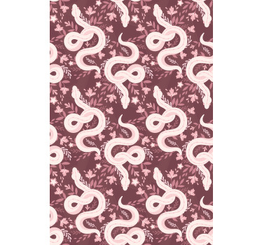 Rolo zavjese više životinja vijugave zmije cvjetne - TenStickers