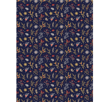 Rollo Fenster Blumen und Pflanzen blumenmuster natur - TenStickers