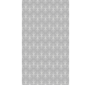 Store enrouleur textures et motifs étoiles grises subtiles - TenStickers