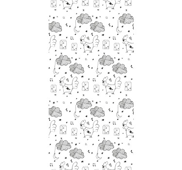 Store enrouleur autres motif de poulet - TenStickers