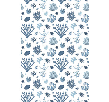 Modern Corals "Hampton Style" Modern blind - TenStickers