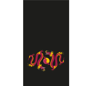 Store enrouleur animaux conception de dragon majestueux - TenStickers