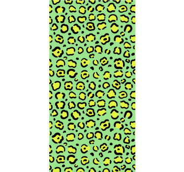 Estor enrollable animales estampado de lunares de leopardo - TenVinilo