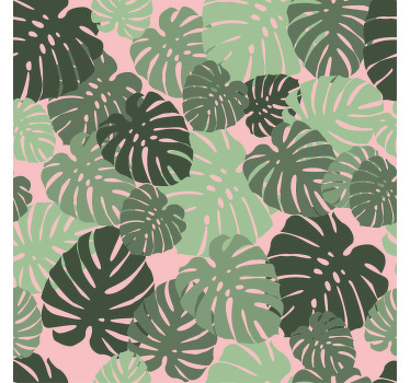 Rollo Fenster Blumen und Pflanzen tropisches monstera-muster - TenStickers