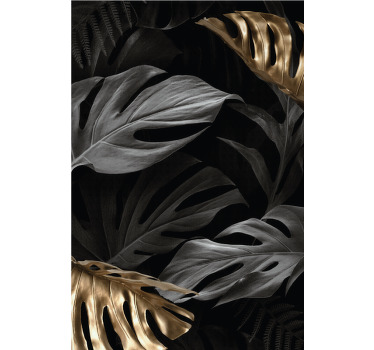 Store enrouleur élégant grandes feuilles tropicales - TenStickers