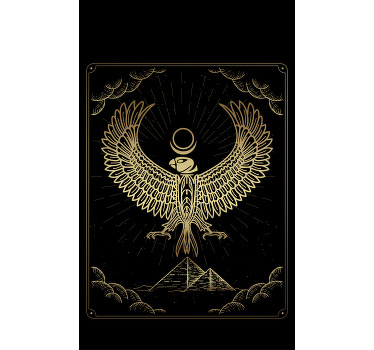 Store enrouleur original symbole du faucon doré - TenStickers