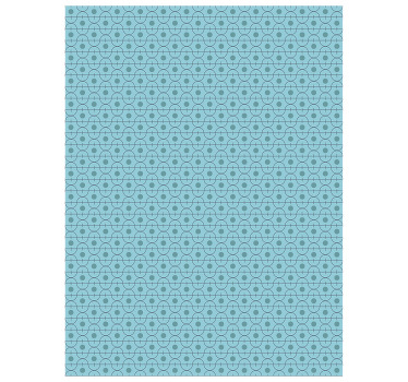 Tende a rullo motivi disegno intricato blu - TenStickers