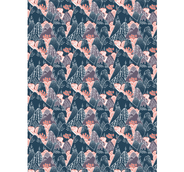 Persiana enrollable nórdico montaña y ríos - TenVinilo