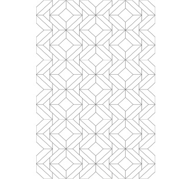 Geometric Figure Blocks modern blind - TenStickers