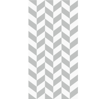 Store enrouleur autres lignes à motifs en chevrons - TenStickers