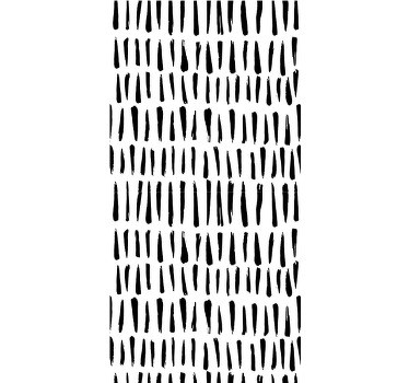 Store enrouleur textures et motifs traits noirs verticaux - TenStickers