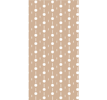 Store enrouleur textures et motifs motif à pois géométriques - TenStickers