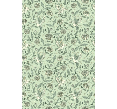 Stores enrouleurs fleurs et plantes charmant design floral - TenStickers