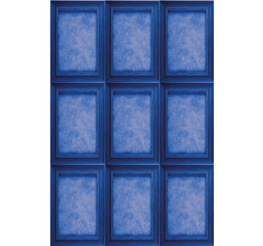 Store enrouleur textures et motifs panneaux bleus élégants - TenStickers