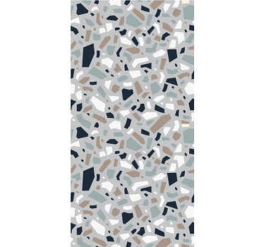 Estor enrollable textura patrón de terrazo abstracto - TenVinilo