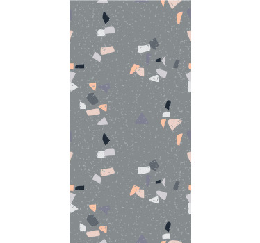 Store enrouleur textures et motifs terrazzo gris simple - TenStickers